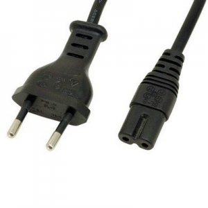 Leads Direct | Euro Type C Plug to IEC C7 – Figure of 8 – 1.5m